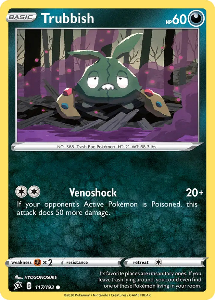Trubbish (117/192) [Sword & Shield: Rebel Clash] - Pokemon Single