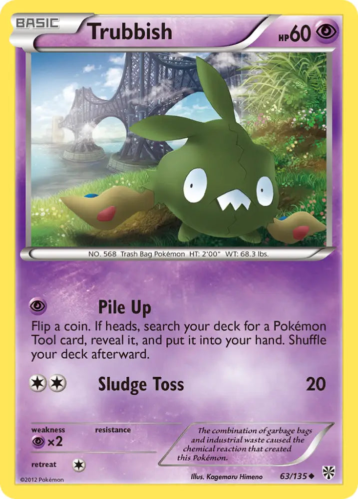 Trubbish (63/135) [Black & White: Plasma Storm] - Pokemon Single