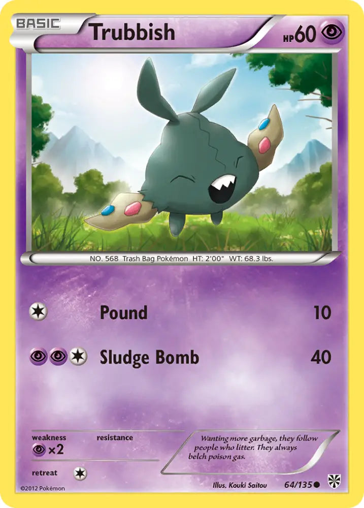 Trubbish (64/135) [Black & White: Plasma Storm] - Pokemon Single