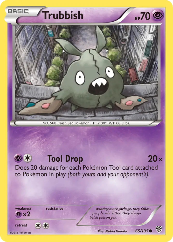 Trubbish (65/135) [Black & White: Plasma Storm] - Pokemon Single