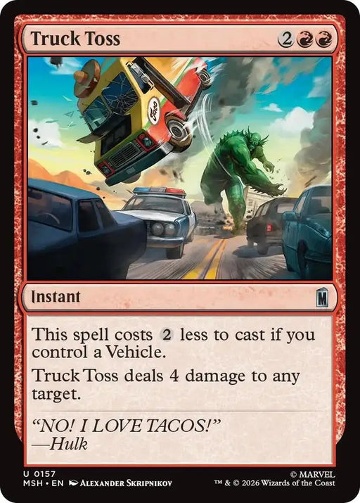 Truck Toss (157) [Marvel Super Heroes]