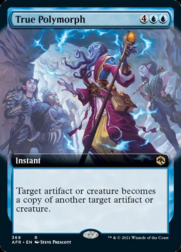 True Polymorph (Extended Art) [Dungeons & Dragons: Adventures in the Forgotten Realms] - MTG Single