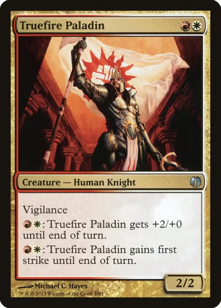 Truefire Paladin [Duel Decks: Heroes vs. Monsters] - MTG Single