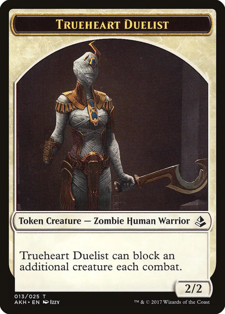 Trueheart Duelist // Snake Double-Sided Token [Amonkhet Tokens] - MTG Single