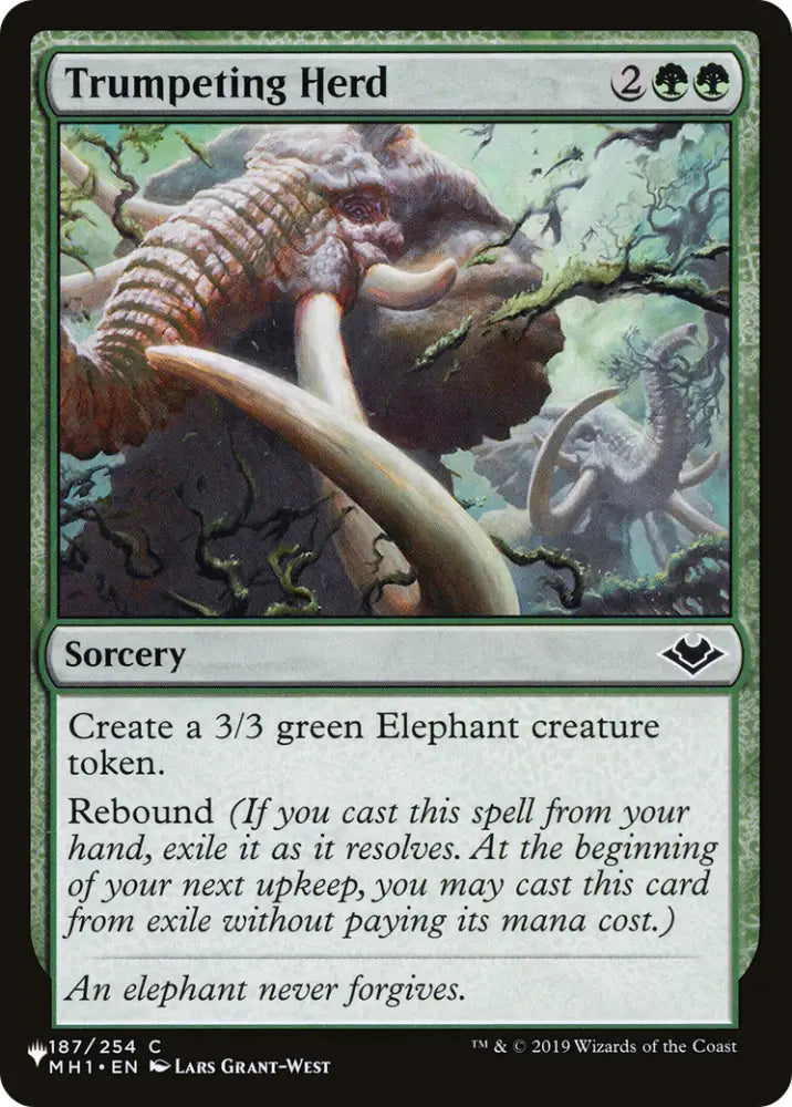 Trumpeting Herd [The List] - MTG Single