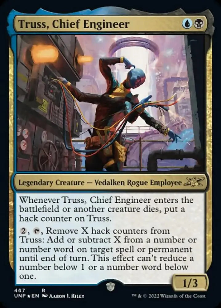 Truss Chief Engineer (Galaxy Foil) [Unfinity] - MTG Single