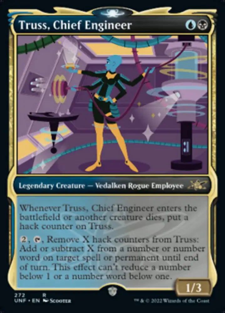 Truss Chief Engineer (Showcase) [Unfinity] - MTG Single