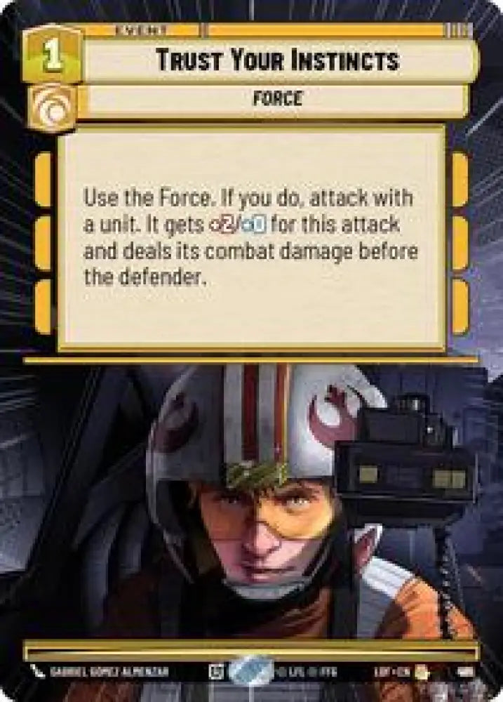 Trust Your Instincts (Hyperspace Foil) (961) [Legends of the Force]