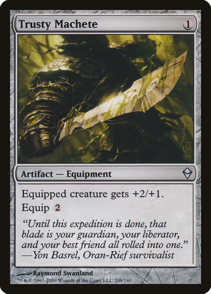 Trusty Machete [Zendikar] - MTG Single