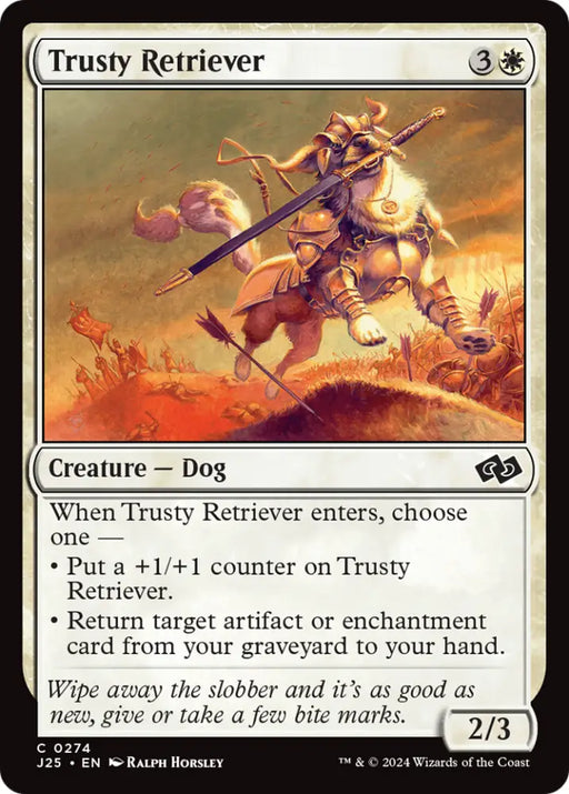 Trusty Retriever [Foundations Jumpstart] - MTG Single
