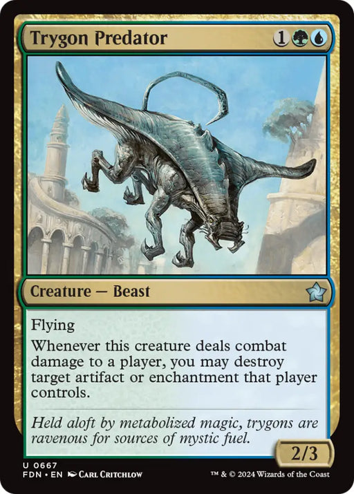 Trygon Predator [Foundations] - MTG Single