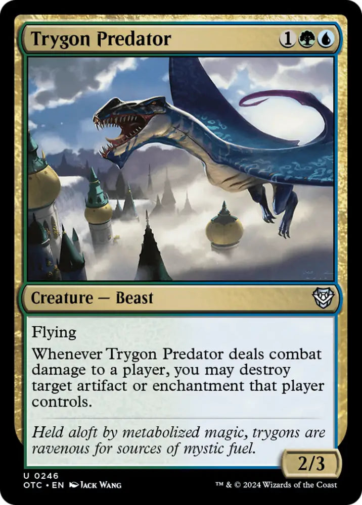 Trygon Predator [Outlaws of Thunder Junction Commander] - MTG Single