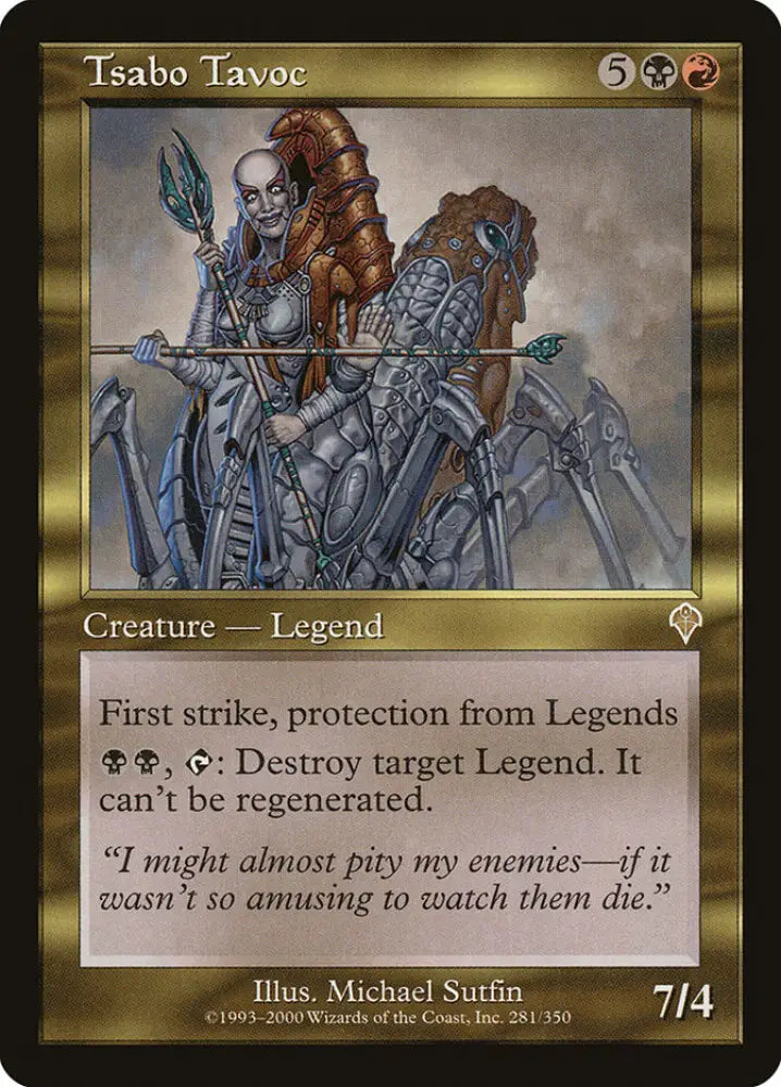 Tsabo Tavoc [Invasion] - MTG Single