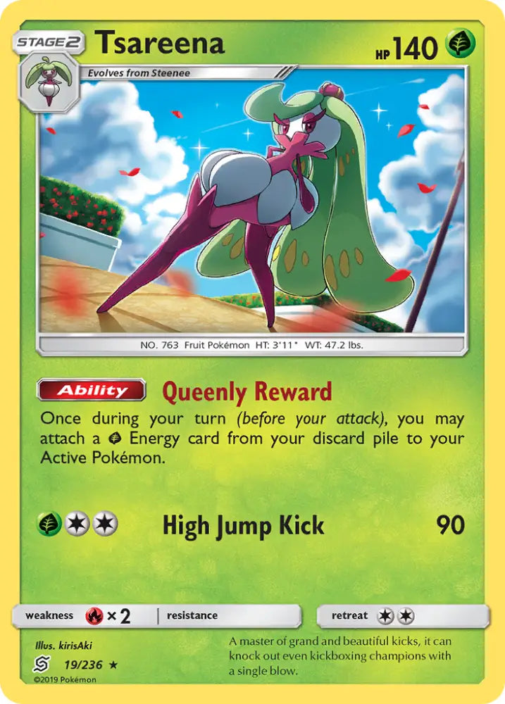 Tsareena (19/236) [Sun & Moon: Unified Minds] - Pokemon Single