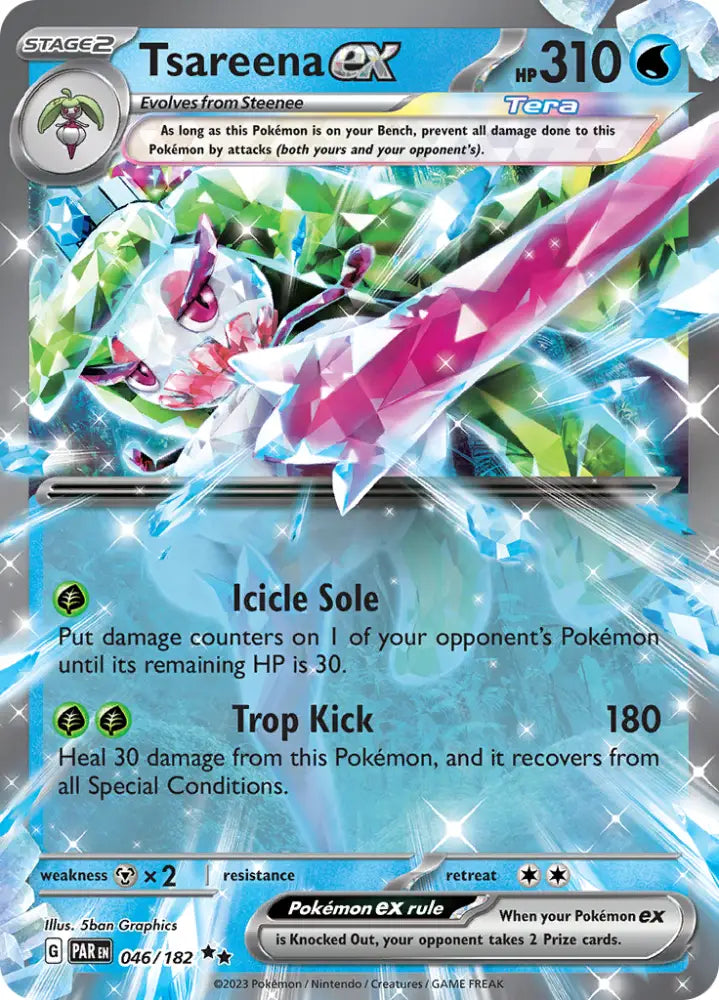 Tsareena ex (046/182) [Scarlet & Violet: Paradox Rift] - Pokemon Single