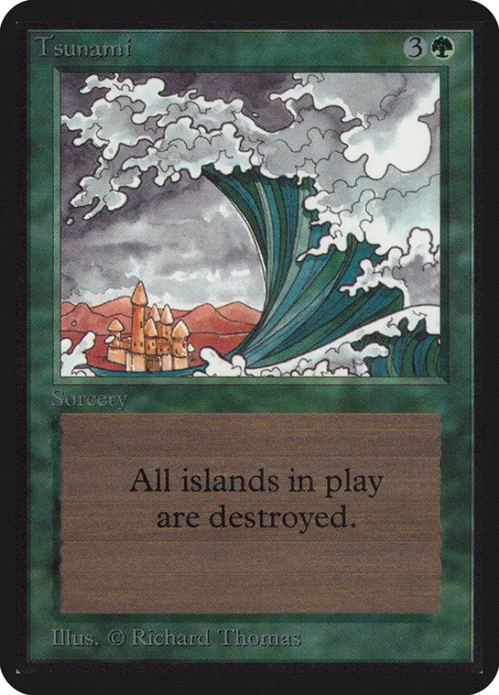 Tsunami [Alpha Edition] - MTG Single