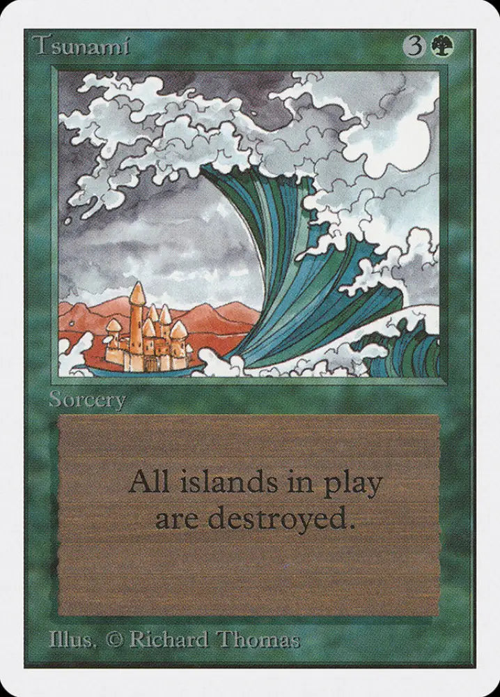 Tsunami [Unlimited Edition] - MTG Single