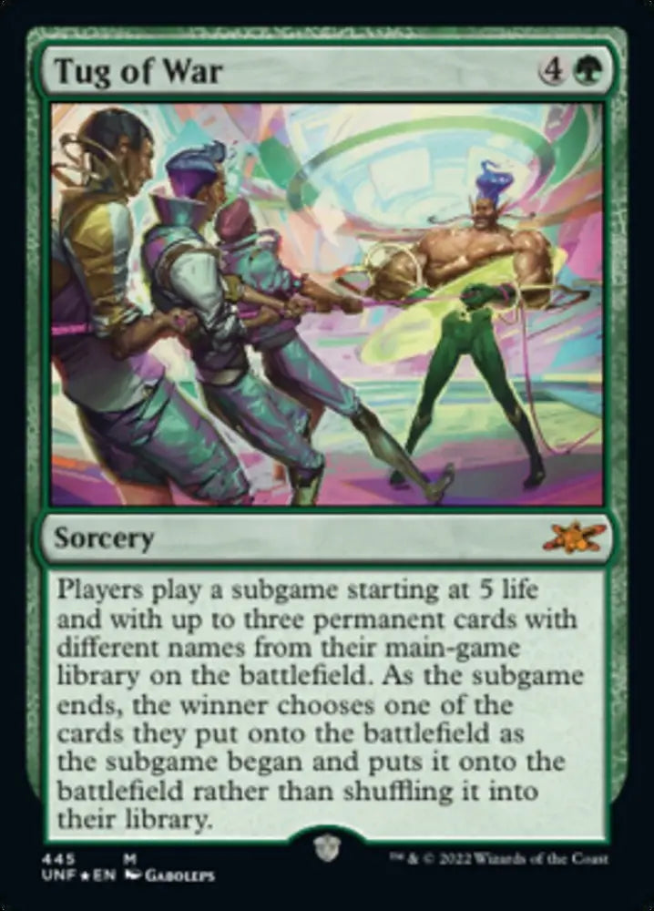 Tug of War (Galaxy Foil) [Unfinity] - MTG Single
