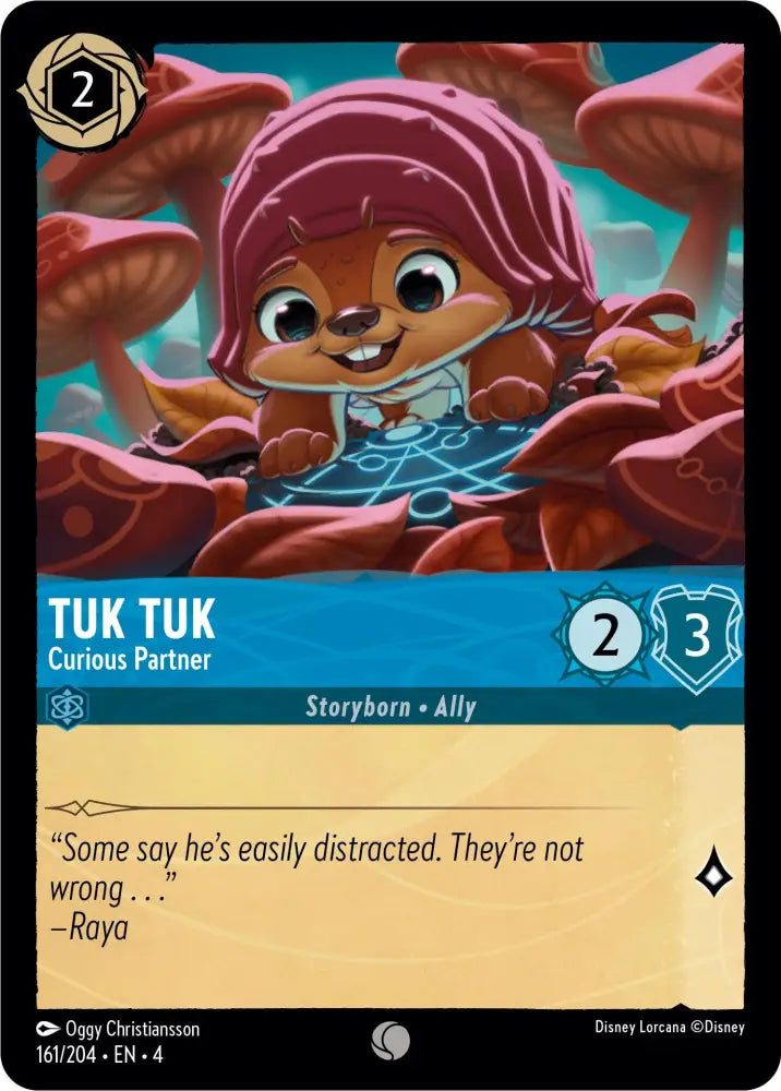Tuk Tuk - Curious Partner (161/204) [Ursula’s Return] - Lorcana Single