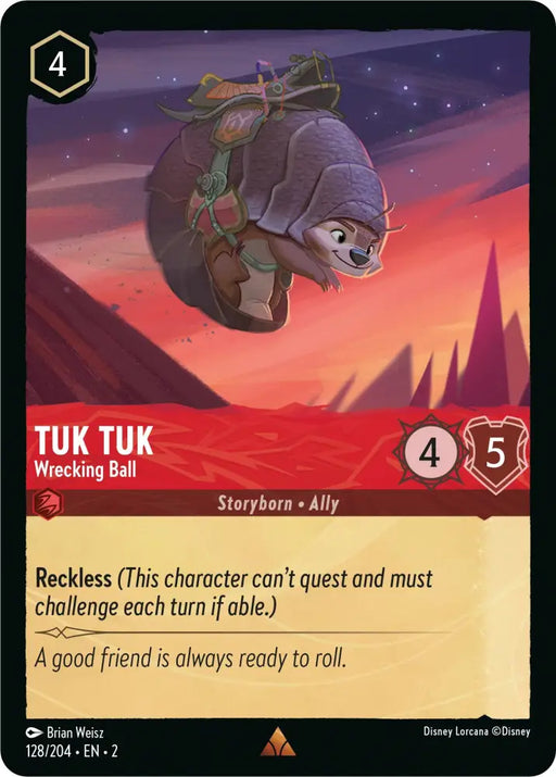 Tuk Tuk - Wrecking Ball (128/204) [Rise of the Floodborn] - Lorcana Single