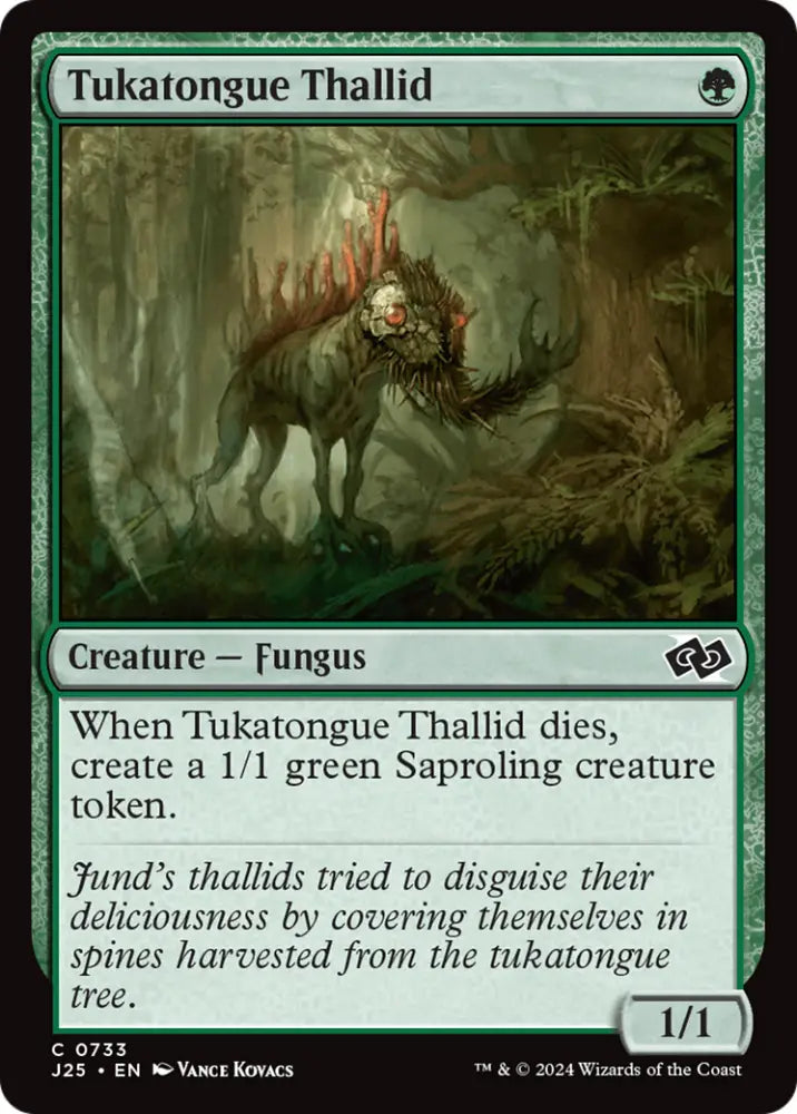 Tukatongue Thallid [Foundations Jumpstart] - MTG Single