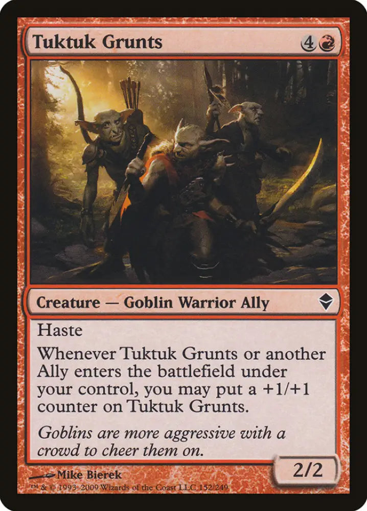 Tuktuk Grunts [Zendikar] - MTG Single