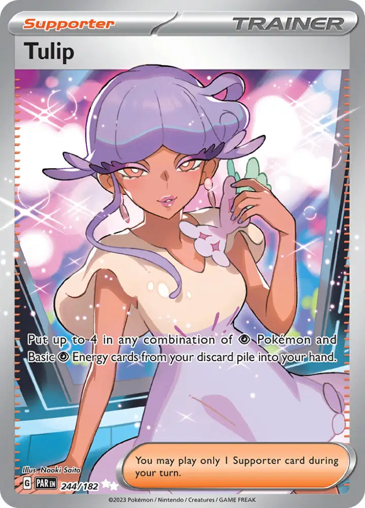 Tulip (244/182) [Scarlet & Violet: Paradox Rift] - Pokemon Single