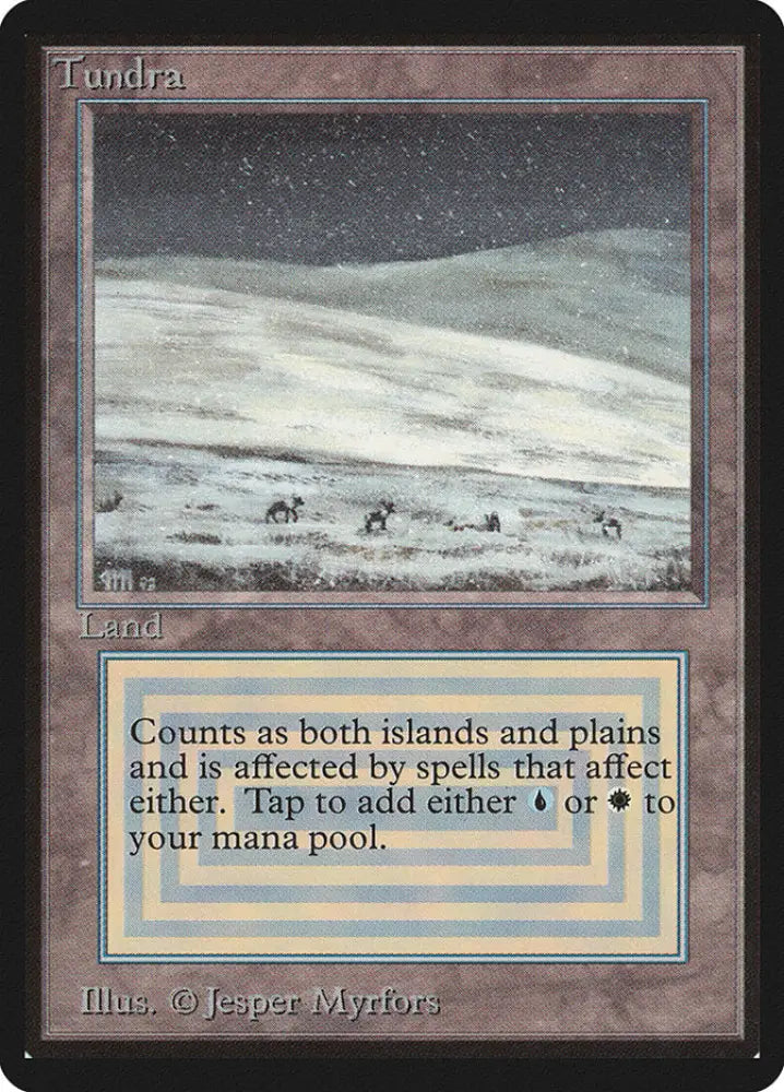 Tundra [Beta Edition] - MTG Single