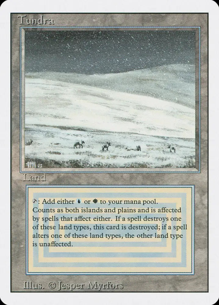 Tundra [Revised Edition] - MTG Single