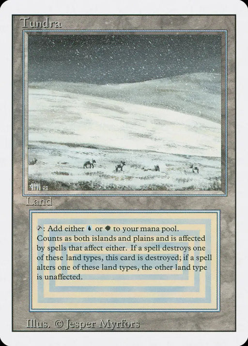 Tundra [Revised Edition] - MTG Single