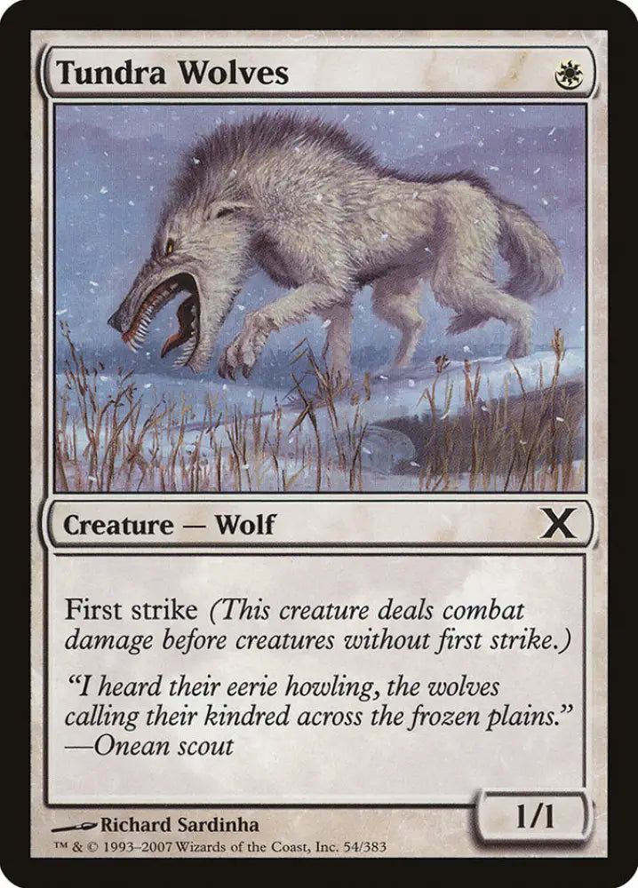 Tundra Wolves [Tenth Edition] - MTG Single