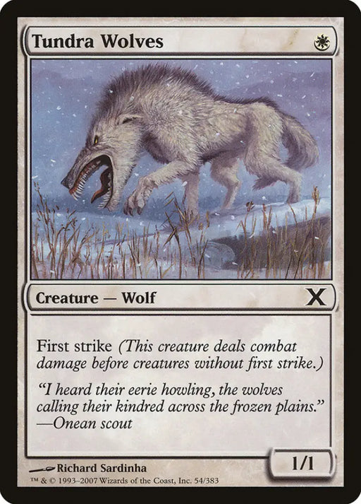 Tundra Wolves [Tenth Edition] - MTG Single