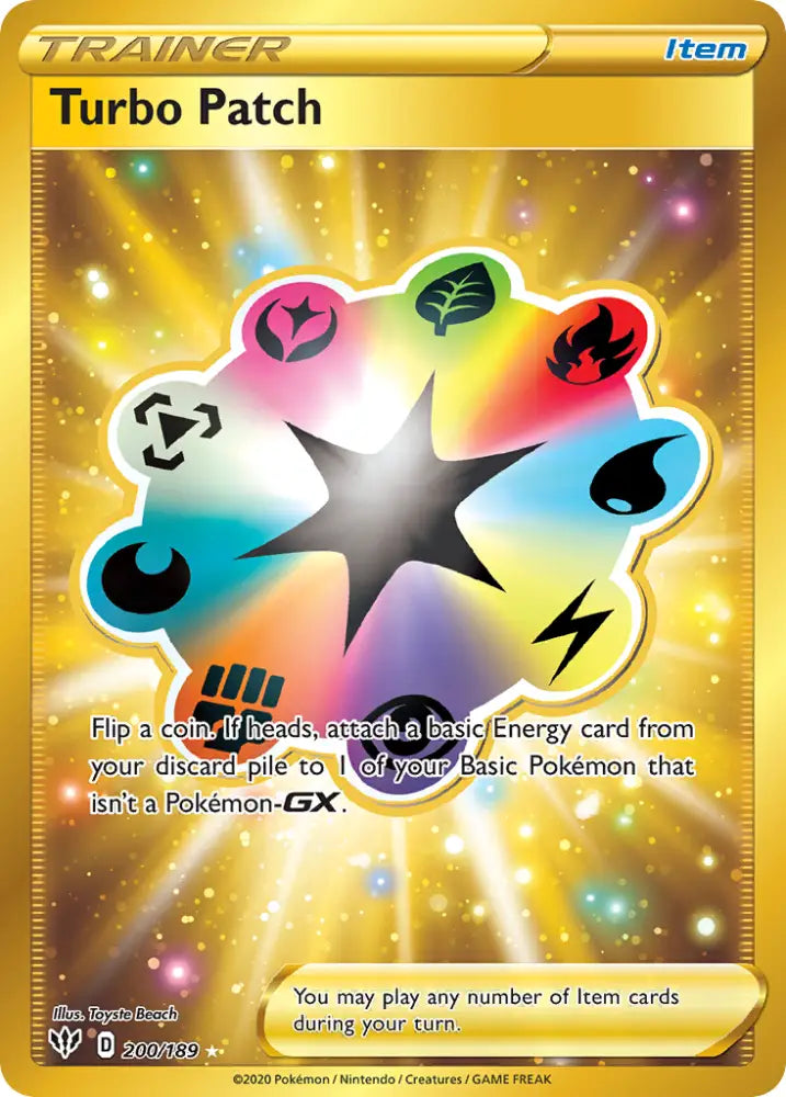 Turbo Patch (200/189) [Sword & Shield: Darkness Ablaze] - Pokemon Single