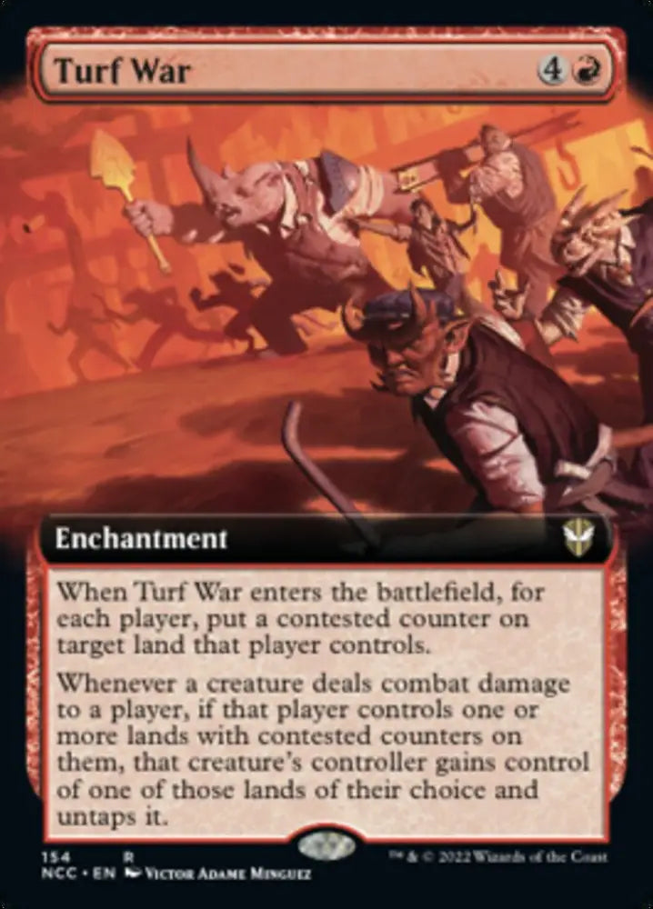 Turf War (Extended Art) [Streets of New Capenna Commander] - MTG Single