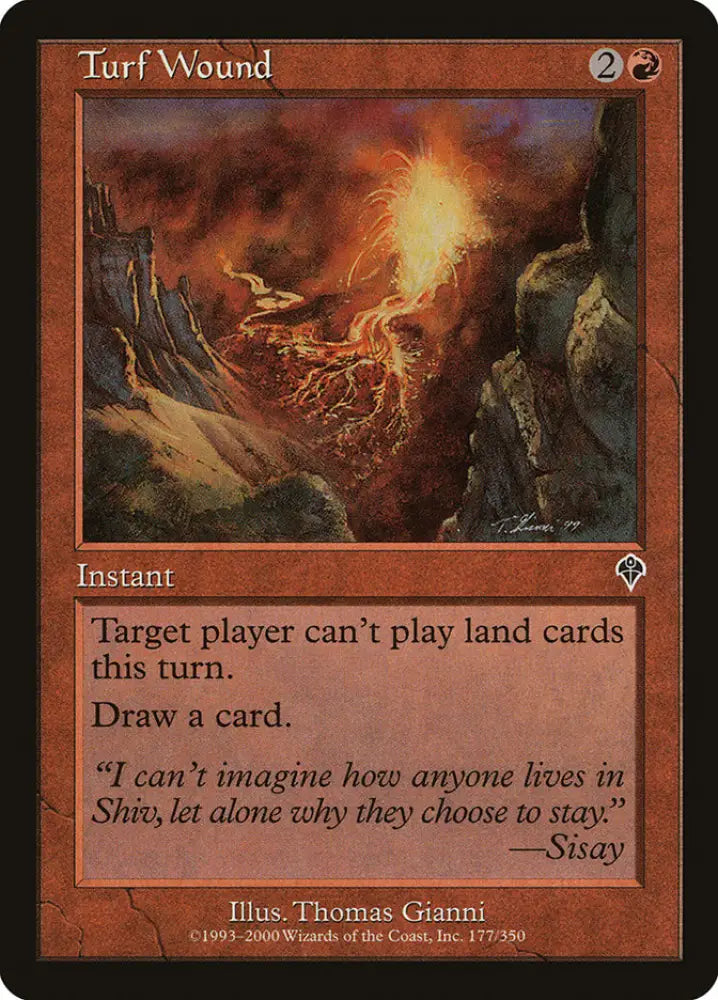 Turf Wound [Invasion] - MTG Single