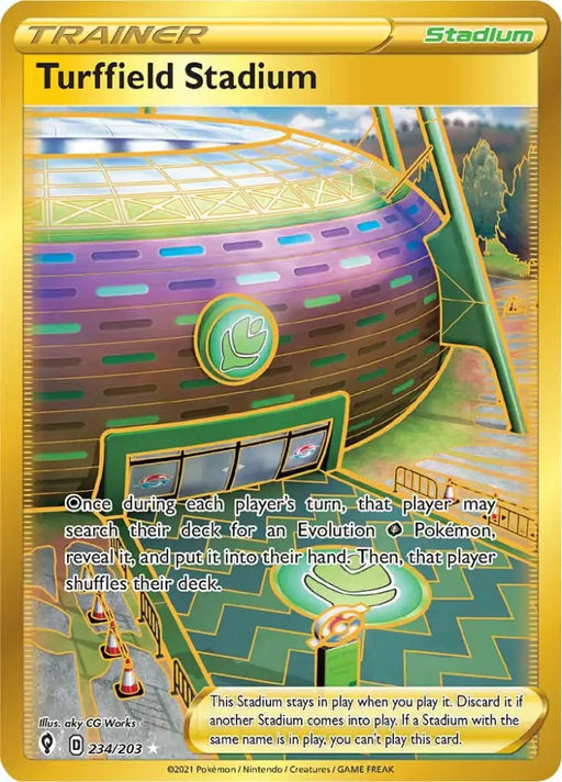 Turffield Stadium (234/203) [Sword & Shield: Evolving Skies] - Pokemon Single