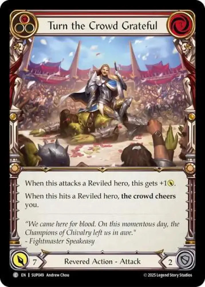 Turn the Crowd Grateful (Red) (SUP049) [Super Slam]