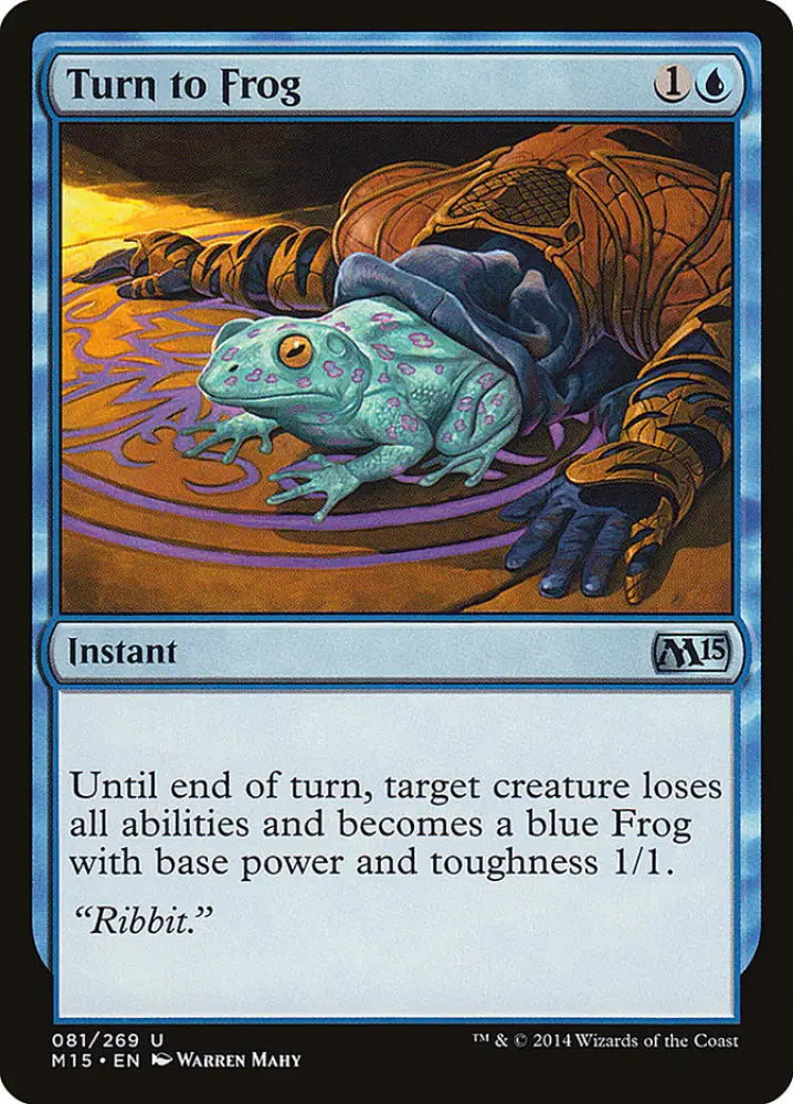 Turn to Frog [Magic 2015] - MTG Single