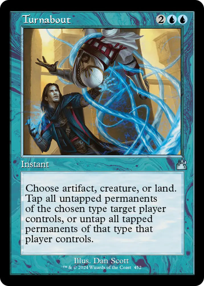 Turnabout (Retro Frame) [Ravnica Remastered] - MTG Single