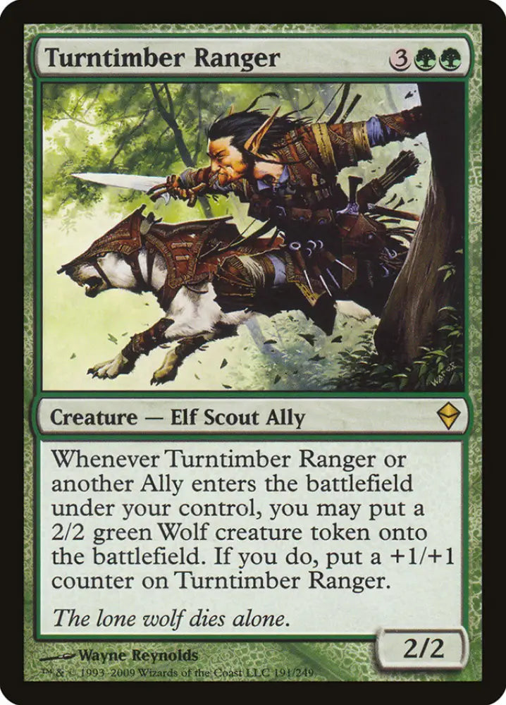 Turntimber Ranger [Zendikar] - MTG Single