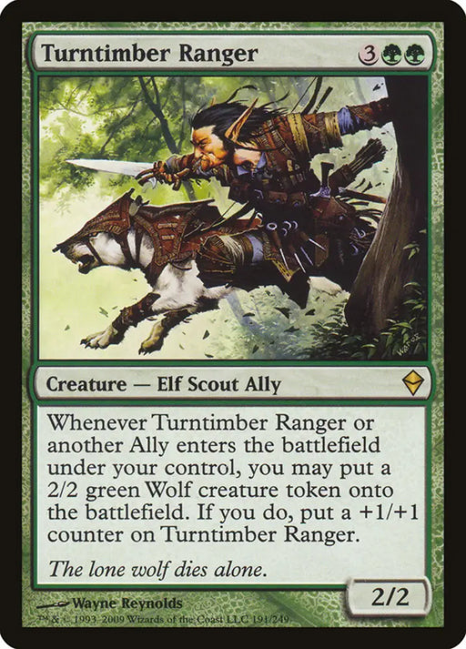 Turntimber Ranger [Zendikar] - MTG Single
