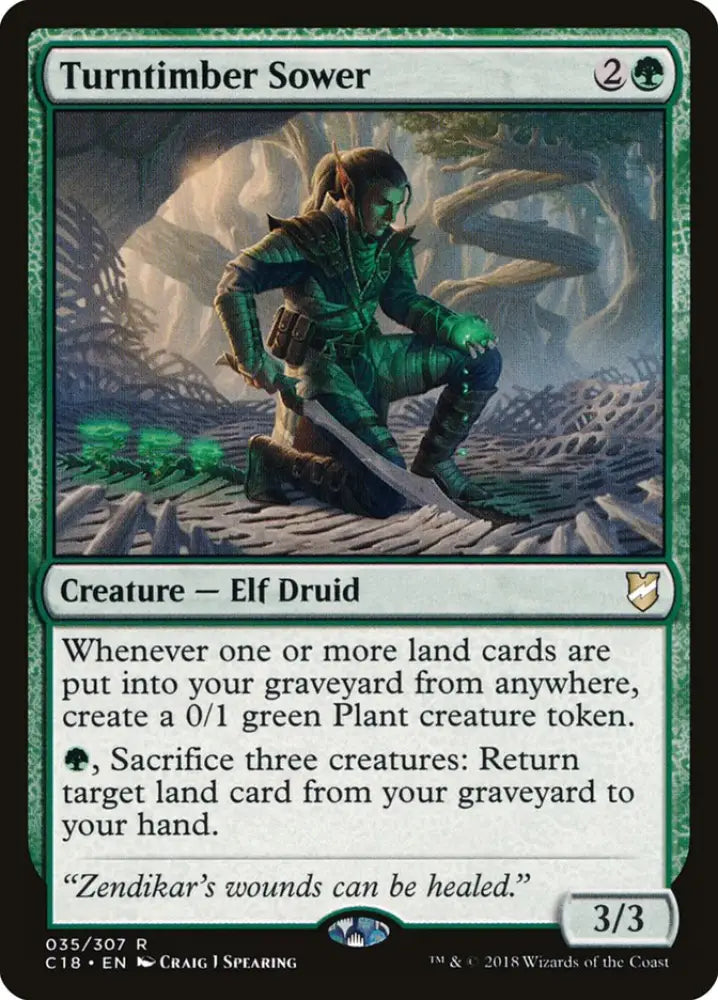 Turntimber Sower [Commander 2018] - MTG Single