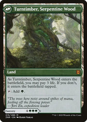 Turntimber Symbiosis // Turntimber Serpentine Wood [Zendikar Rising] - MTG Single