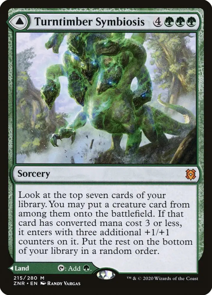 Turntimber Symbiosis // Turntimber Serpentine Wood [Zendikar Rising] - MTG Single
