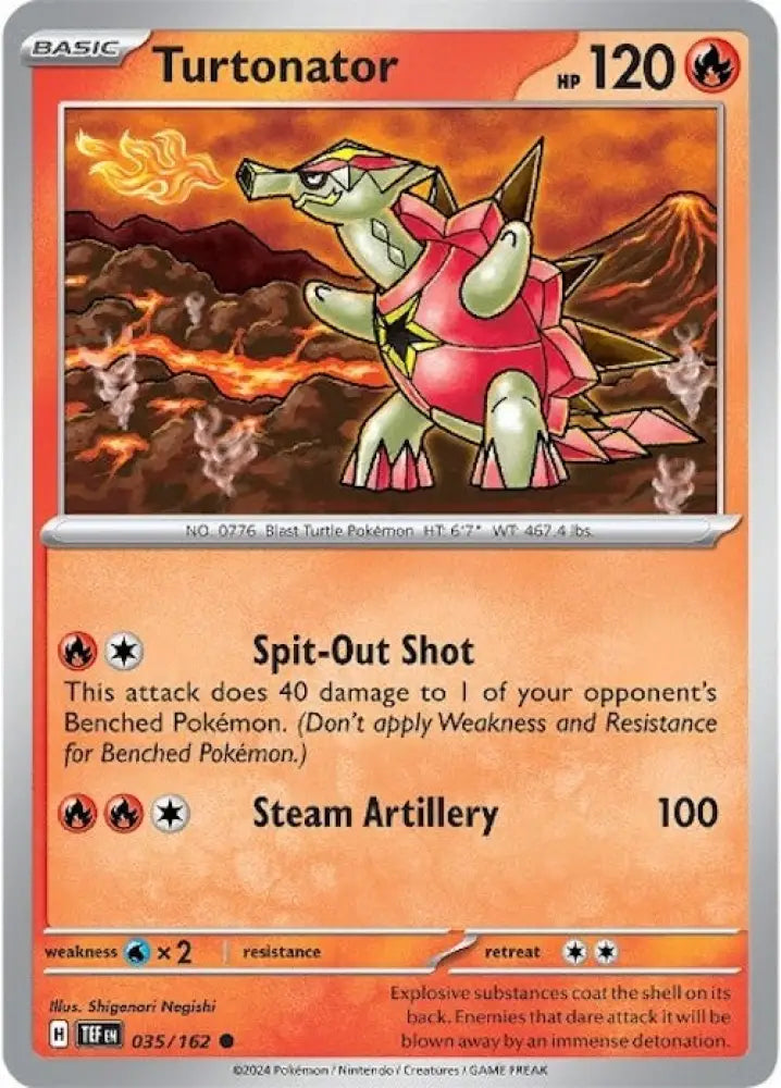 Turtonator (035/162) [Scarlet & Violet: Temporal Forces] - Pokemon Single