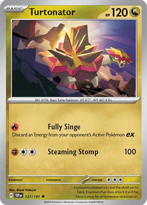 Turtonator (137/191) [Scarlet & Violet: Surging Sparks] - Pokemon Single