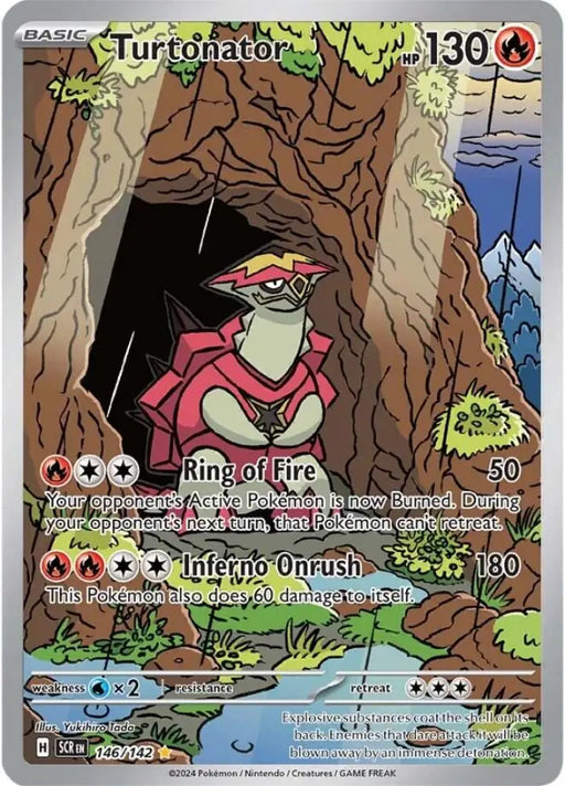 Turtonator (146/142) [Scarlet & Violet: Stellar Crown] - Pokemon Single