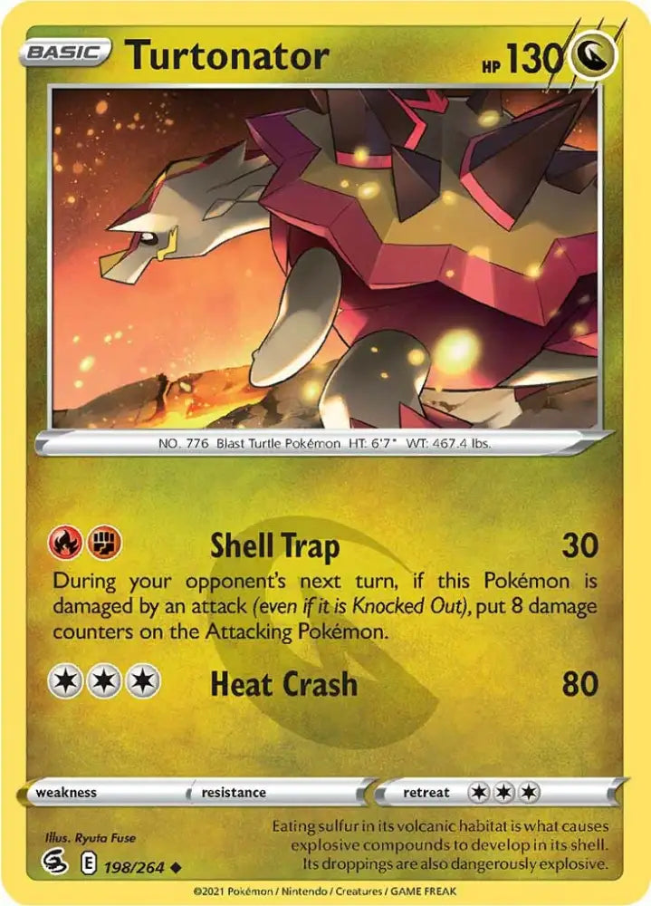 Turtonator (198/264) [Sword & Shield: Fusion Strike] - Pokemon Single