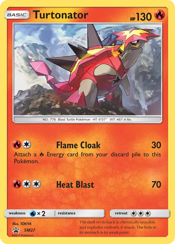 Turtonator (SM27) [Sun & Moon: Black Star Promos] - Pokemon Single