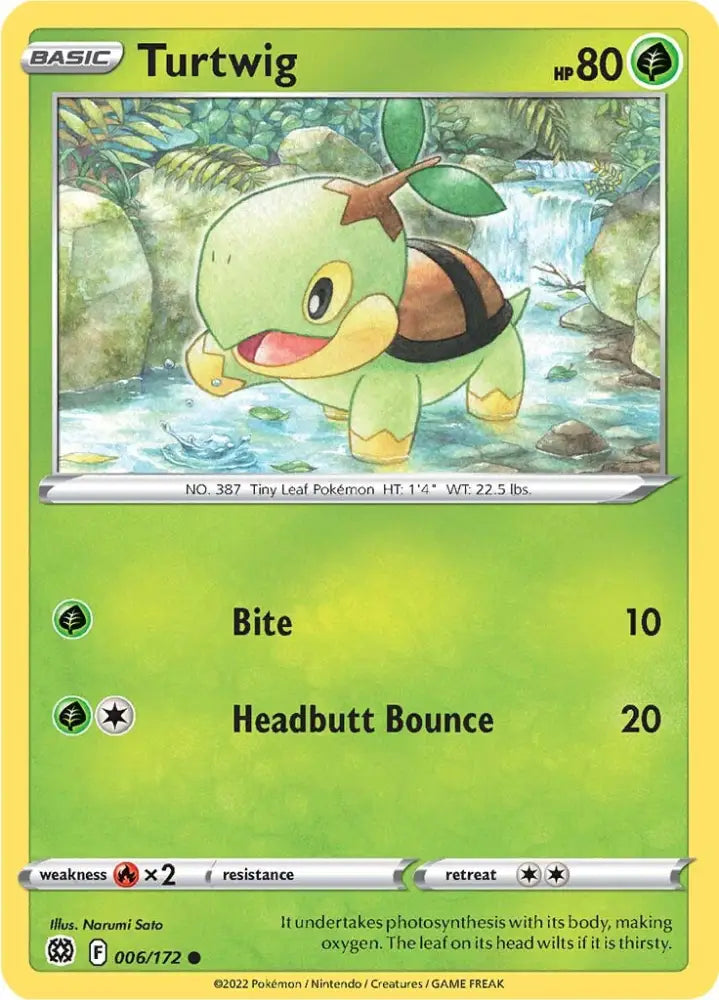 Turtwig (006/172) [Sword & Shield: Brilliant Stars] - Pokemon Single